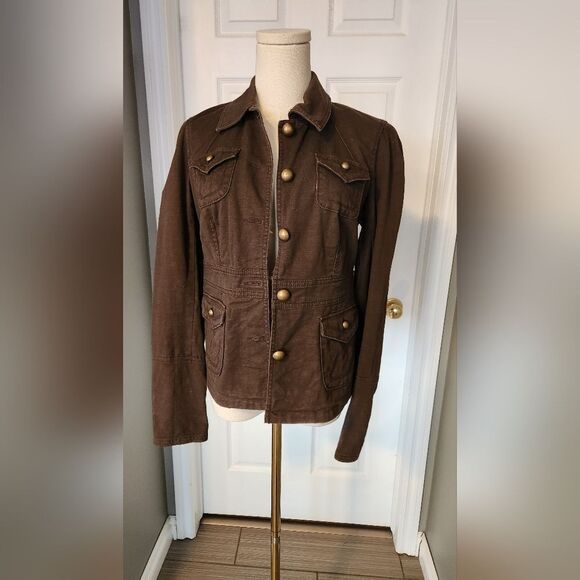 Calvin Klein Jeans brown jacket - Size Small - Picture 8 of 10